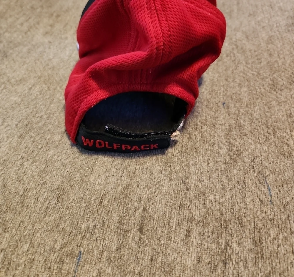 Kids Black and Red Wolf Cap
